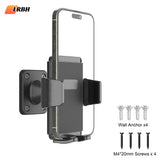 Wall Mount Phone Holder for Truck/Car/Boat/Wall/Desk,Compatible All Smartphone with 3.5~7.5 inch,360 Degree Free Rotation