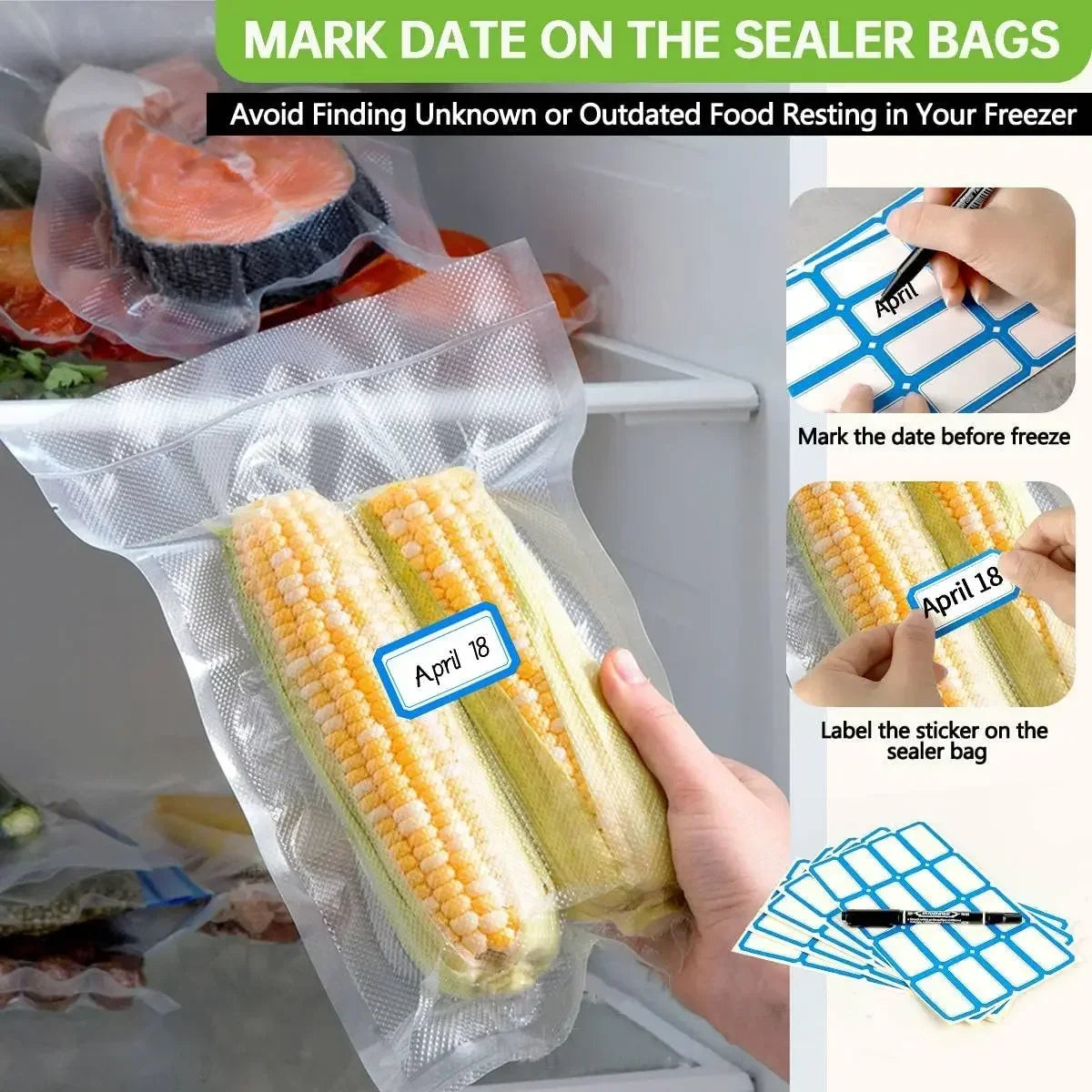 Vacuum Food Saver Sealer Bags Rolls 12/15/20/25/28/cm Sous Vide Storage Packaging bag for Meat Fruits Vegetables Nuts