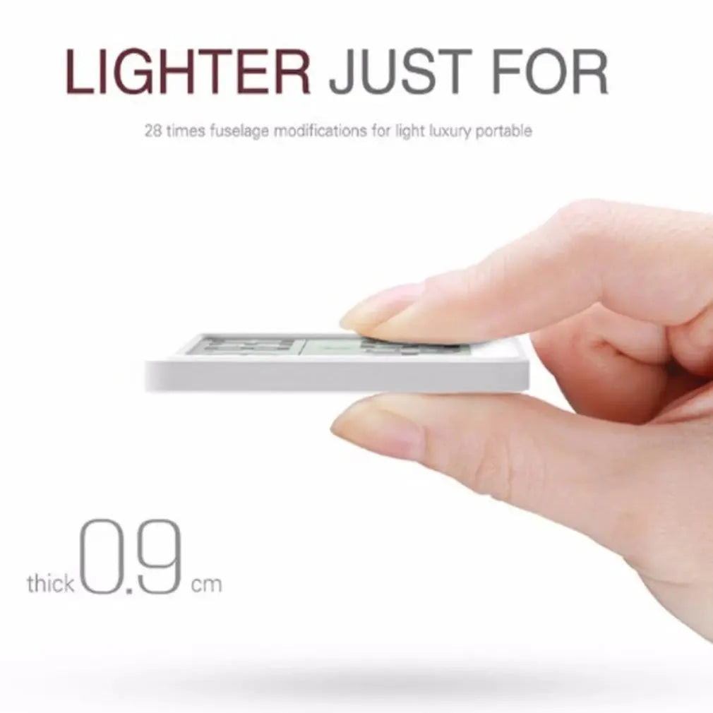 Thermohygrometer Ultra-thin Simple Smart Home Electronic Digital Thermometer Hygrometer LCD Digital Wall Clock