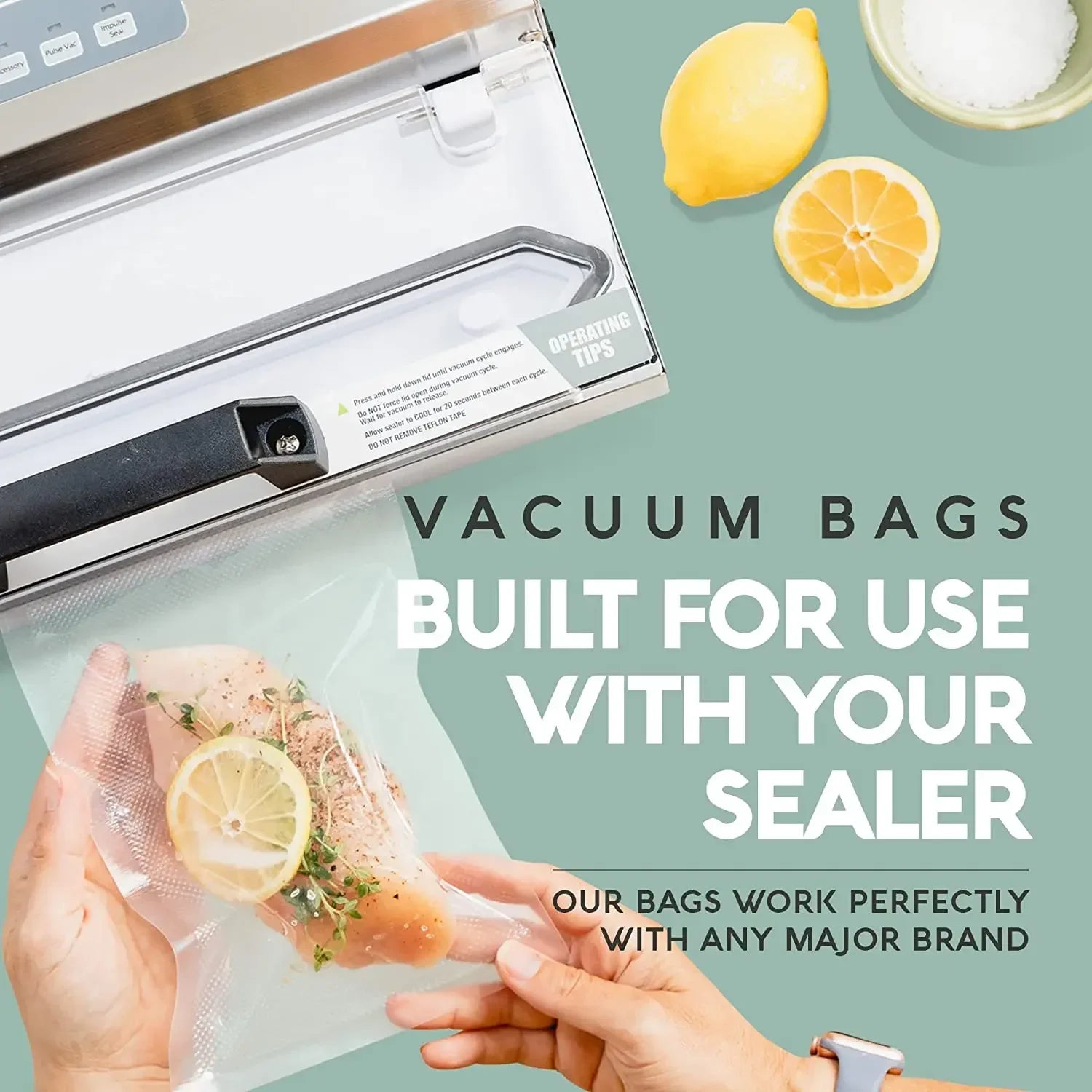 Vacuum Food Saver Sealer Bags Rolls 12/15/20/25/28/cm Sous Vide Storage Packaging bag for Meat Fruits Vegetables Nuts