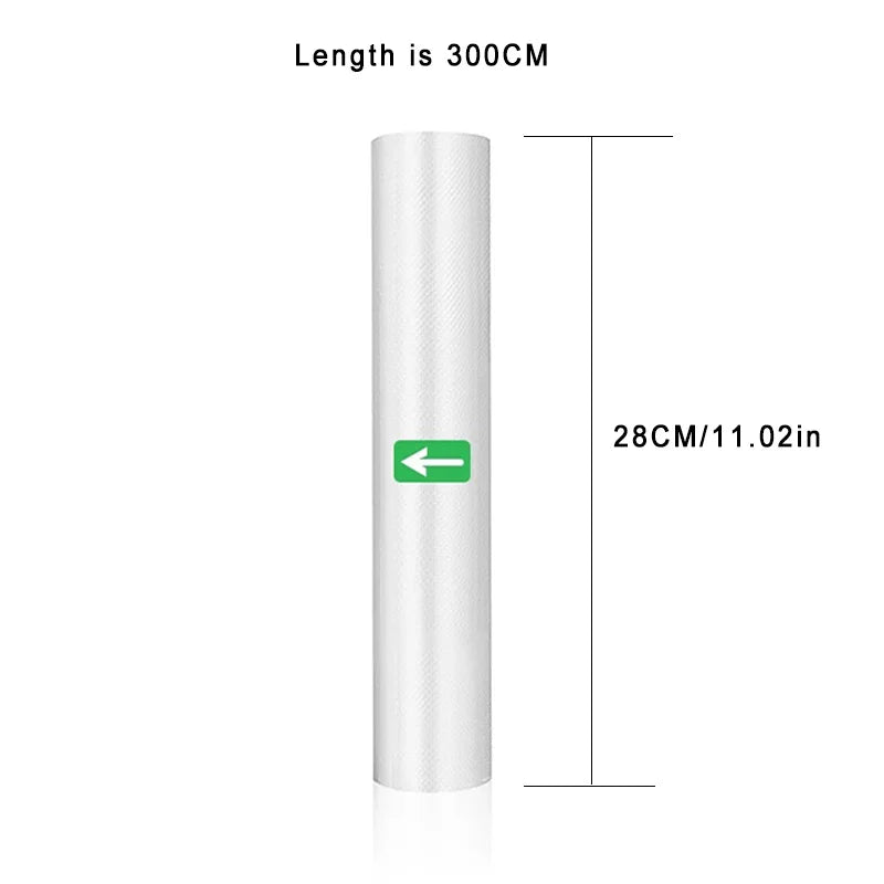 Vacuum Food Saver Sealer Bags Rolls 12/15/20/25/28/cm Sous Vide Storage Packaging bag for Meat Fruits Vegetables Nuts