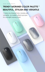 Silent Click Wireless Mouse Type-C Charging Portable Office Ergonomic Laptop Universal Lightweight Office Game No-Noise General