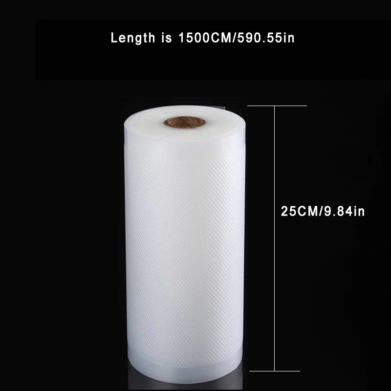 Vacuum Food Saver Sealer Bags Rolls 12/15/20/25/28/cm Sous Vide Storage Packaging bag for Meat Fruits Vegetables Nuts