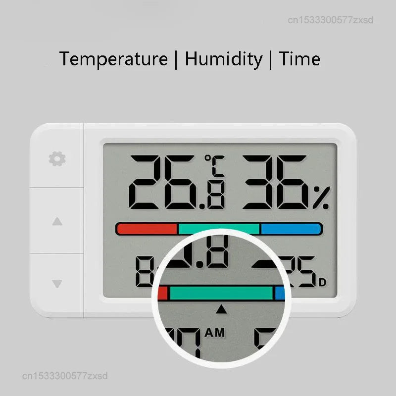 MiaoMiaoCe Intelligent Thermometer Hygrometer Meter Multi Function Clock Digital Display Weather Station Sensor for Home