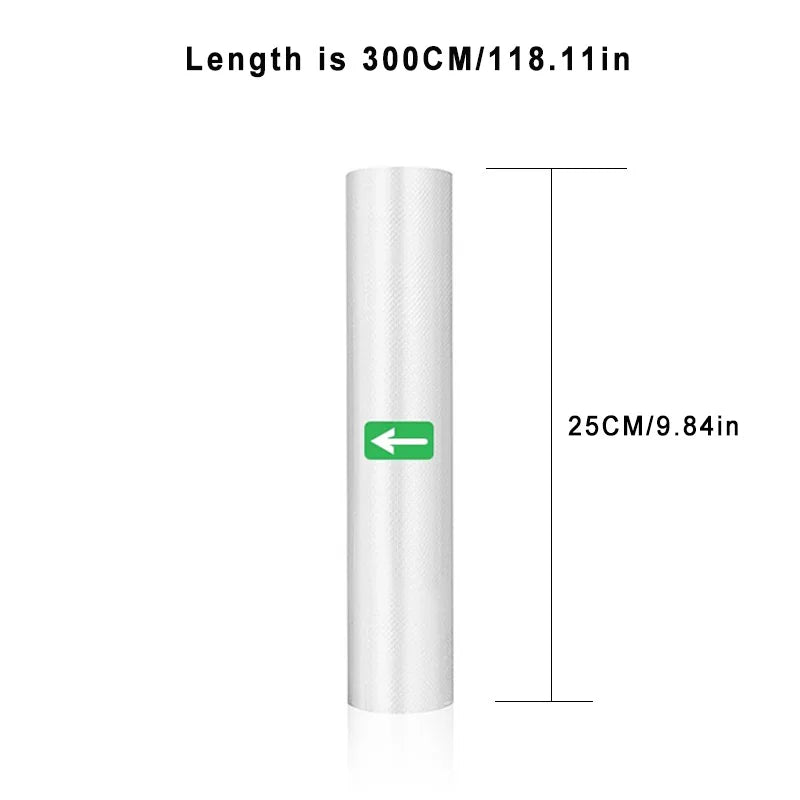 Vacuum Food Saver Sealer Bags Rolls 12/15/20/25/28/cm Sous Vide Storage Packaging bag for Meat Fruits Vegetables Nuts