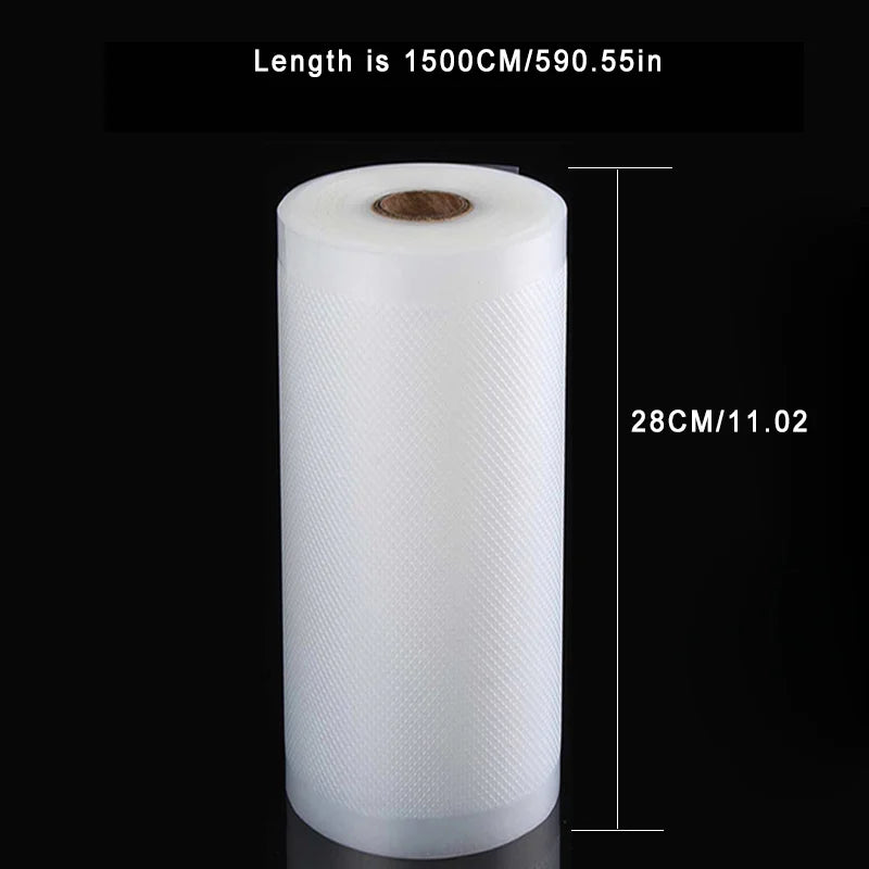Vacuum Food Saver Sealer Bags Rolls 12/15/20/25/28/cm Sous Vide Storage Packaging bag for Meat Fruits Vegetables Nuts
